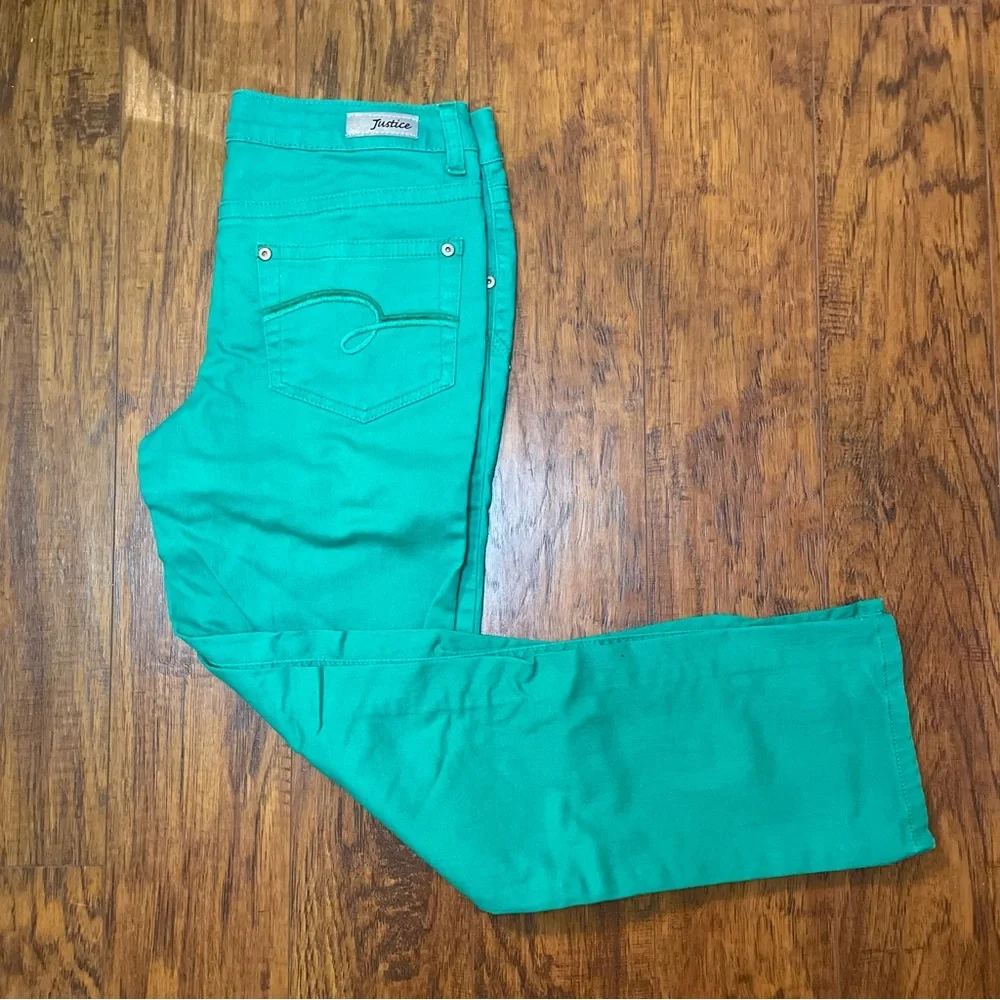 Justice Green Jeans 10 1/2